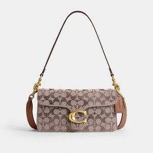 NWT Coach Tabby 26 Crystal signature Jaquard